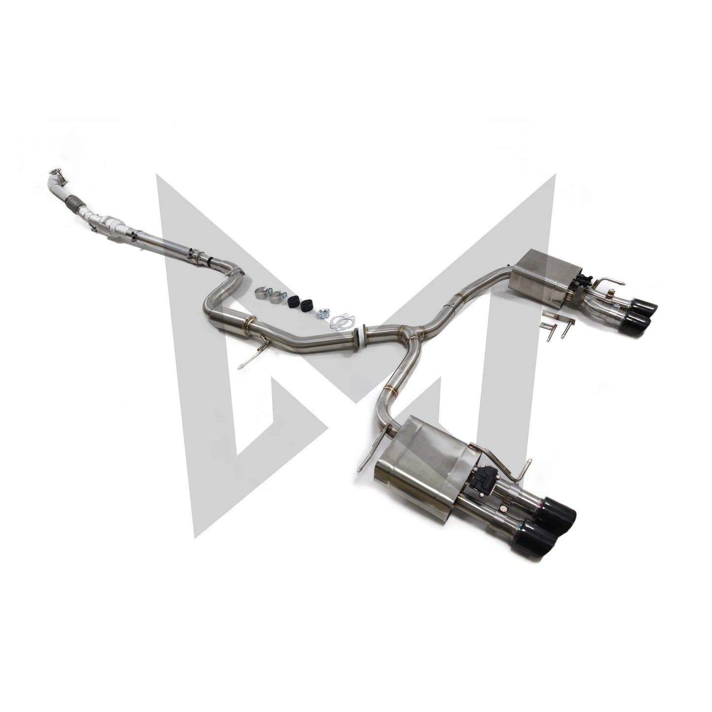 MANX Car Exhaust system for VOLKSWAGEN CC 2.0T Stainless steels Downpipe and Catback exhaust pipe with remote control valve