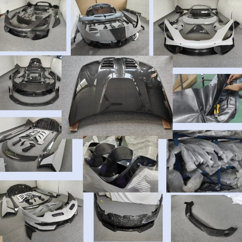 Used for McLaren GT Modification PRO Small Surround Carbon Fiber Body Kit Diffuser Side Skirts Rear Spoiler Hood