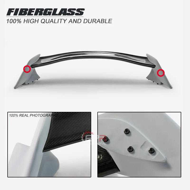 Suitable For Toyota Prius ZVW50 Series Carbon Fiber Modification GT Rear Spoiler Fixed Wind Wing Installation