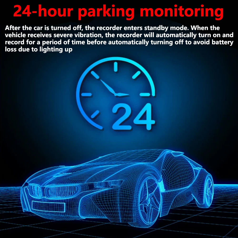 ZJCGO 4K Wifi 3840*2160 DVR Dash Cam Camera Video Recorder for Alfa Romeo Giulia Stelvio 952 949 2015~2024