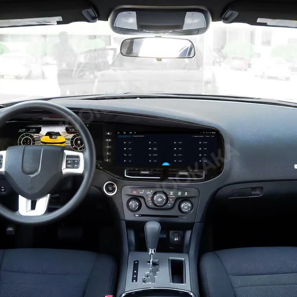 12.3inch Android 13 Touch Screen 8+256GB Car Stereo For Dodge Charger 2011-2019 Car Radio Player GPS Navigation CarPlay HeadUnit