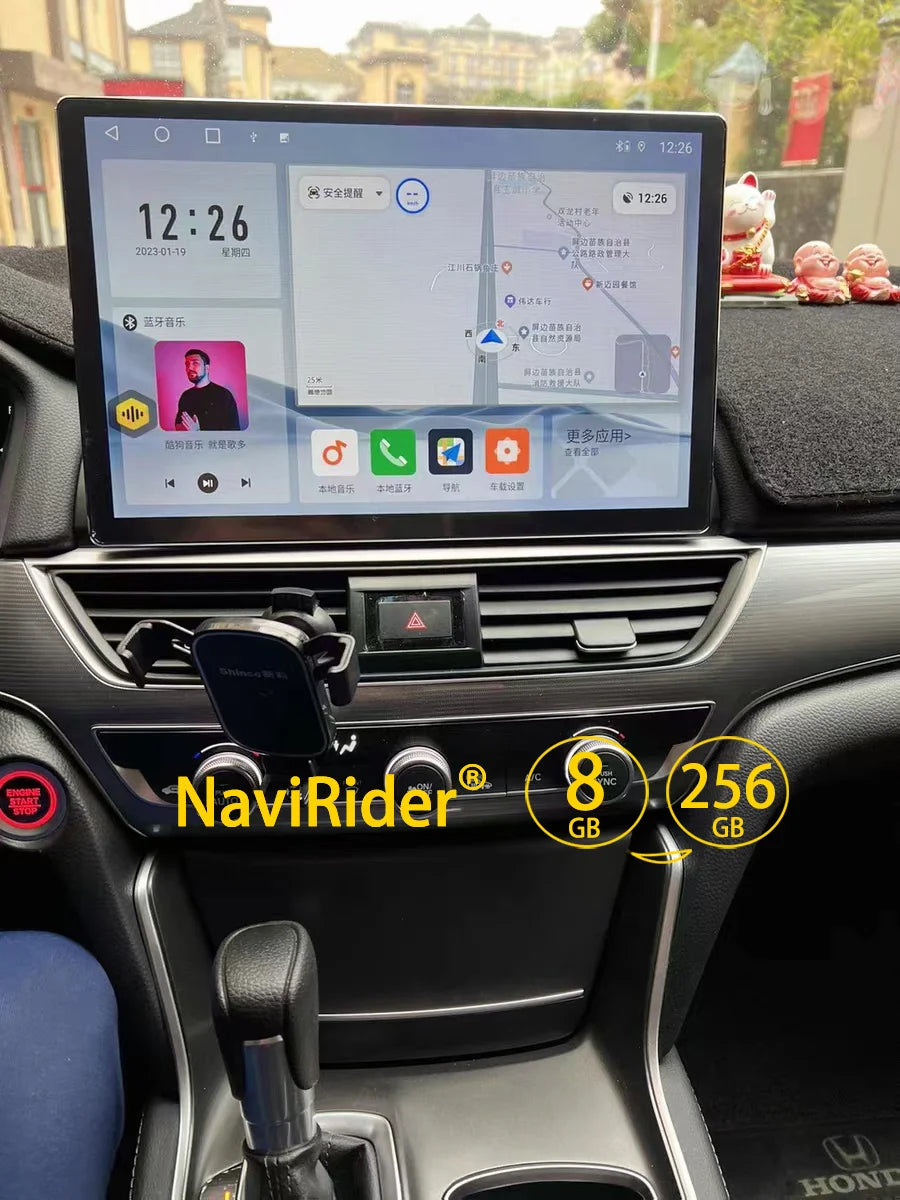 13.3'' Android 14 2K Screen For Honda Accord 2018 2019 2020 Stereo GPS Car Multimedia Video Player Navigation Carplay Head Unit