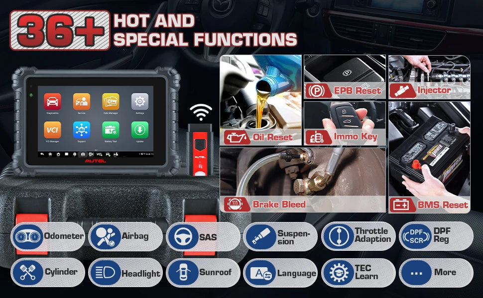 Autel MK906 PRO MK906Pro Автомобильный диагностический инструмент с аппаратным обеспечением ультра-уровня, обслуживанием 36+