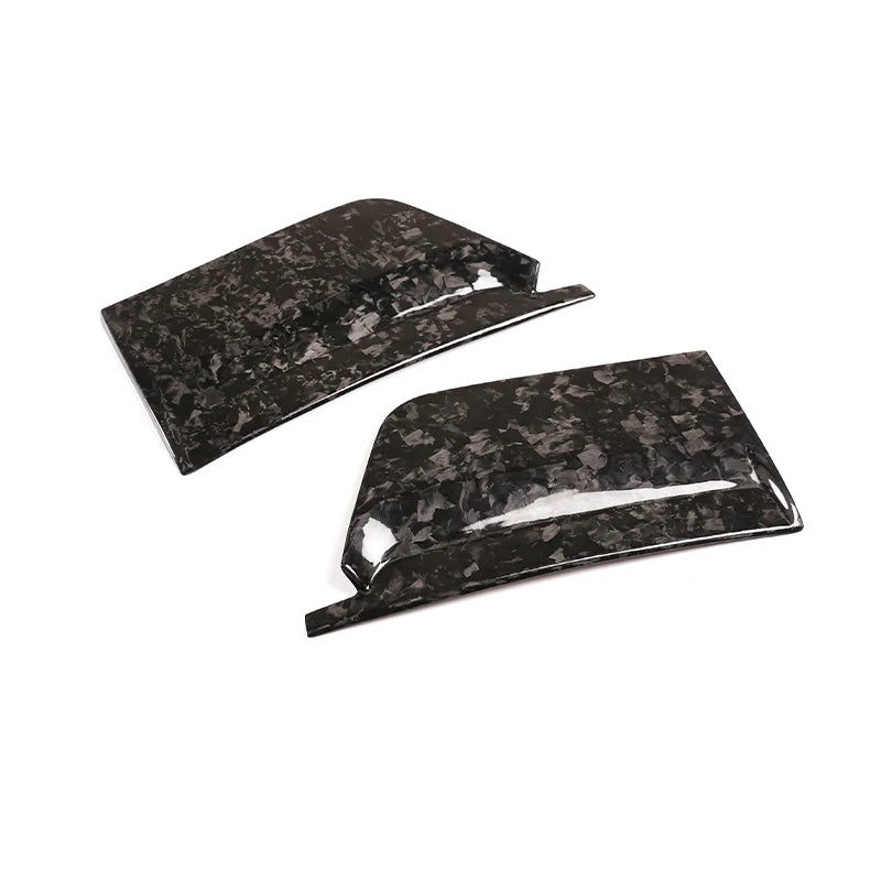 2pcs/Set Real Carbon Fiber B-pillar Window Decoration Cover Trim Fit For Ferrari 458 2011-2016 Auto Sticker Molding Accessories