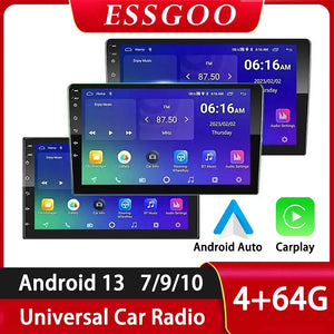 Color: Blue, Ships From: CHINA - ?ESSGOO Car Radio 2 Din 7"/9"/10" Carplay Auto Android 13 Mp5 Universal WIFI GPS Car Radio Multimedia Video Player FM Car Stereo - Premium Car Electronics from ESSGOO - Just $114.25! Shop now at Rapidvehicles