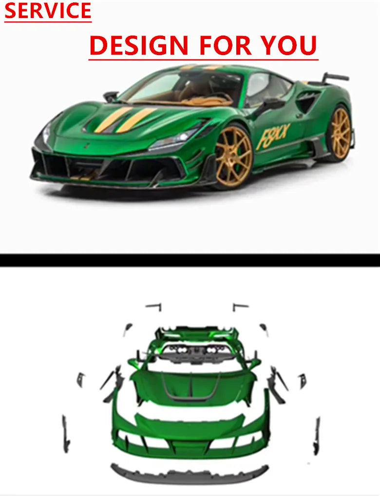 MSO Style Carbon Fiber Car Front Fender for Mclaren 570S Body Kit 540C 570GT 2015-2018 Carbon Fiber Kit