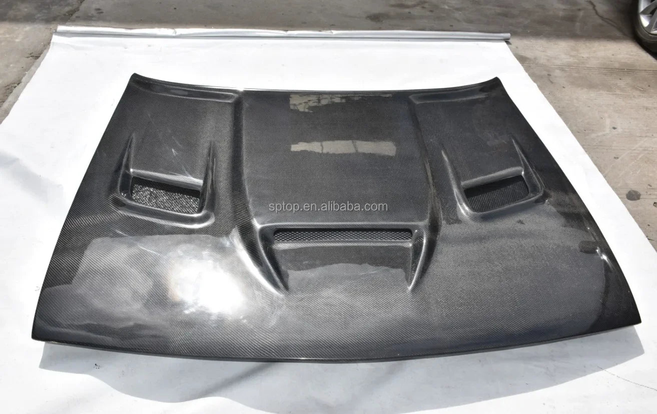 Vented Carbon Fiber Hood For Dodge Challenger