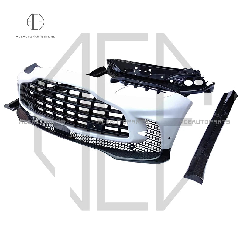 Dry Carbon Fiber Front and Rear Bumper Trunk Lip Side Skirts For Aston Martin DBX 707 Body kit