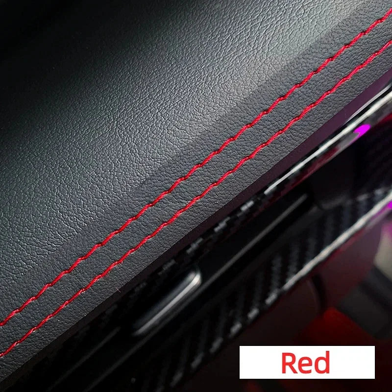 Color Name: Blue, Size: L - New Self-adhesive Moulding Trim Car Interior Styling Dashboard PU Leather Decoration Line DIY Braid Strip Car Decoration - Premium Interior Accessories from NoEnName_Null - Just $4.53! Shop now at Rapidvehicles