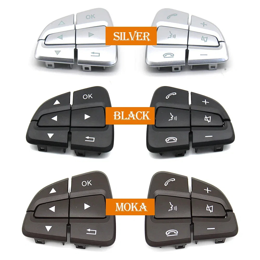 Color: Orange - Car Steering Wheel Menu Control Switch Buttons For Mercedes Benz A B GLA GLS GLE V Class W176 W246 W156 W166 W292 W117 W218 W231 - Premium Interior Parts from NoEnName_Null - Just $32.70! Shop now at Rapidvehicles