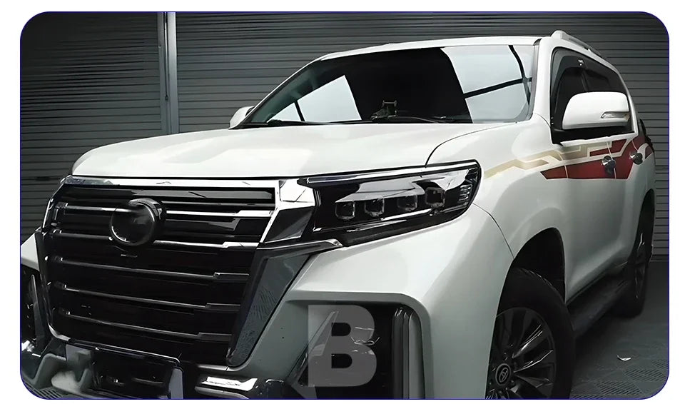 Car Front lamps For Toyota Prado 2018-2023 LED Auto Headlight Assembly Upgrade Bugatti Design Four Projector Lens Accessories