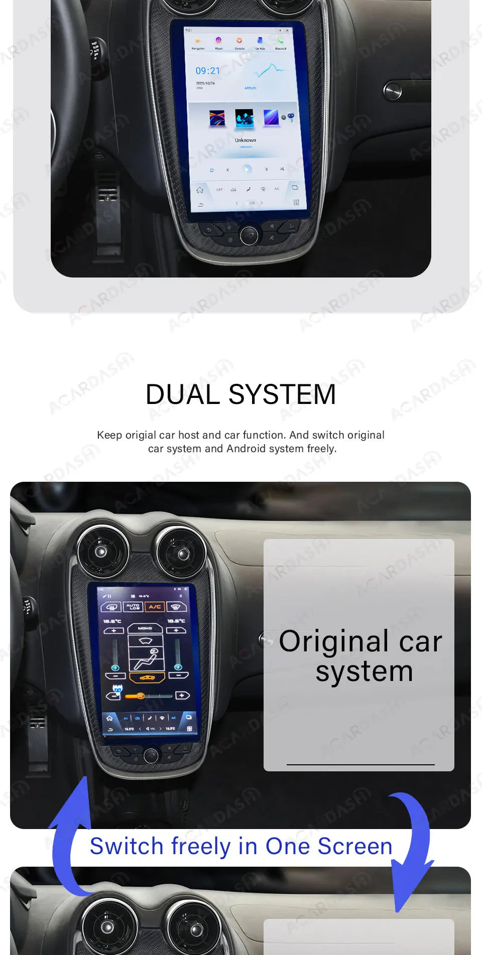 Newest Android Screen for Mclaren GT/570/540C/600LT Android 11 Car Multimedia Player GPS Radio Stereo Head Unit Radio
