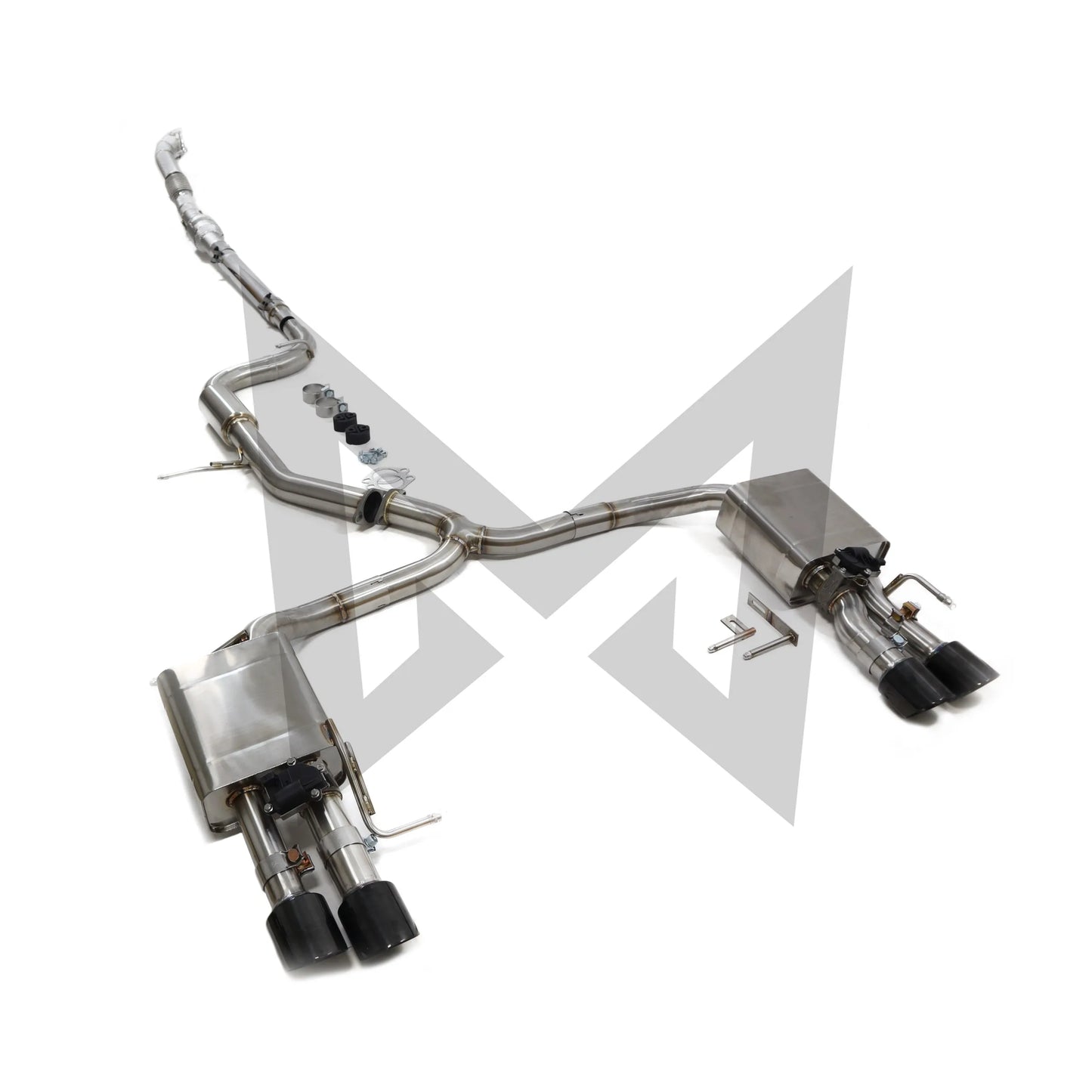 MANX Car Exhaust system for VOLKSWAGEN CC 2.0T Stainless steels Downpipe and Catback exhaust pipe with remote control valve