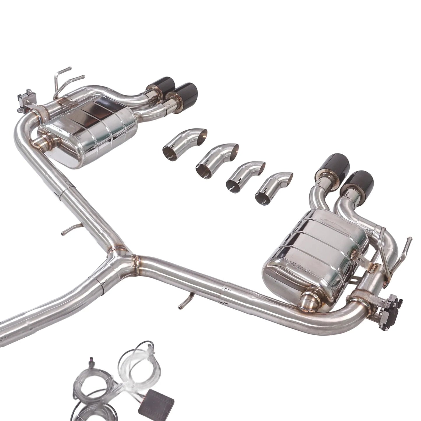 GFC Catback Exhaust Muffler for 2018 10th Gen Honda Civic FC1 1.5T, Car Electric Valve Exhaust System Made of Stainless Steel