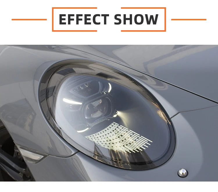For Porsche 911 991 2012 2018 Year Head Lamp Light Assembly Car Accessories Upgrade 992 Porsche Gt3 RS 2023 LED Headlights