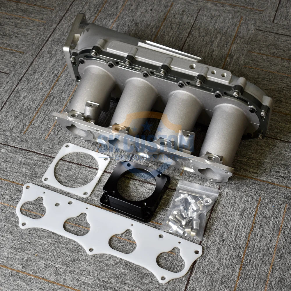 Full Aluminum Alloy Race Patter Intake Manifold Suitable For Honda 2002-2005 Civic Coupe SI RSX K Series K20A K20A2 K20Z1 K24A1