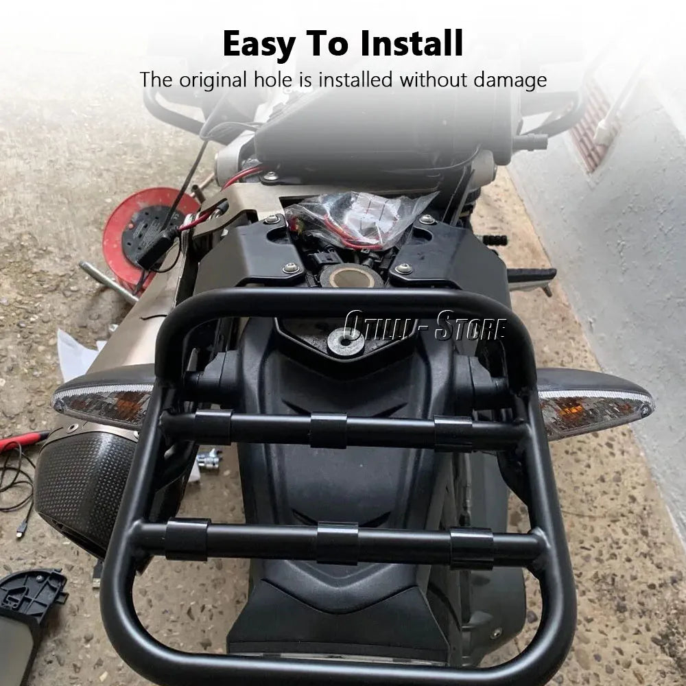 Motorcycle Rear Seat Luggage Rack With Handle Grip Support Shelf For BMW R9T RNINET Scrambler RnineT Pure R nineT Urban G/S