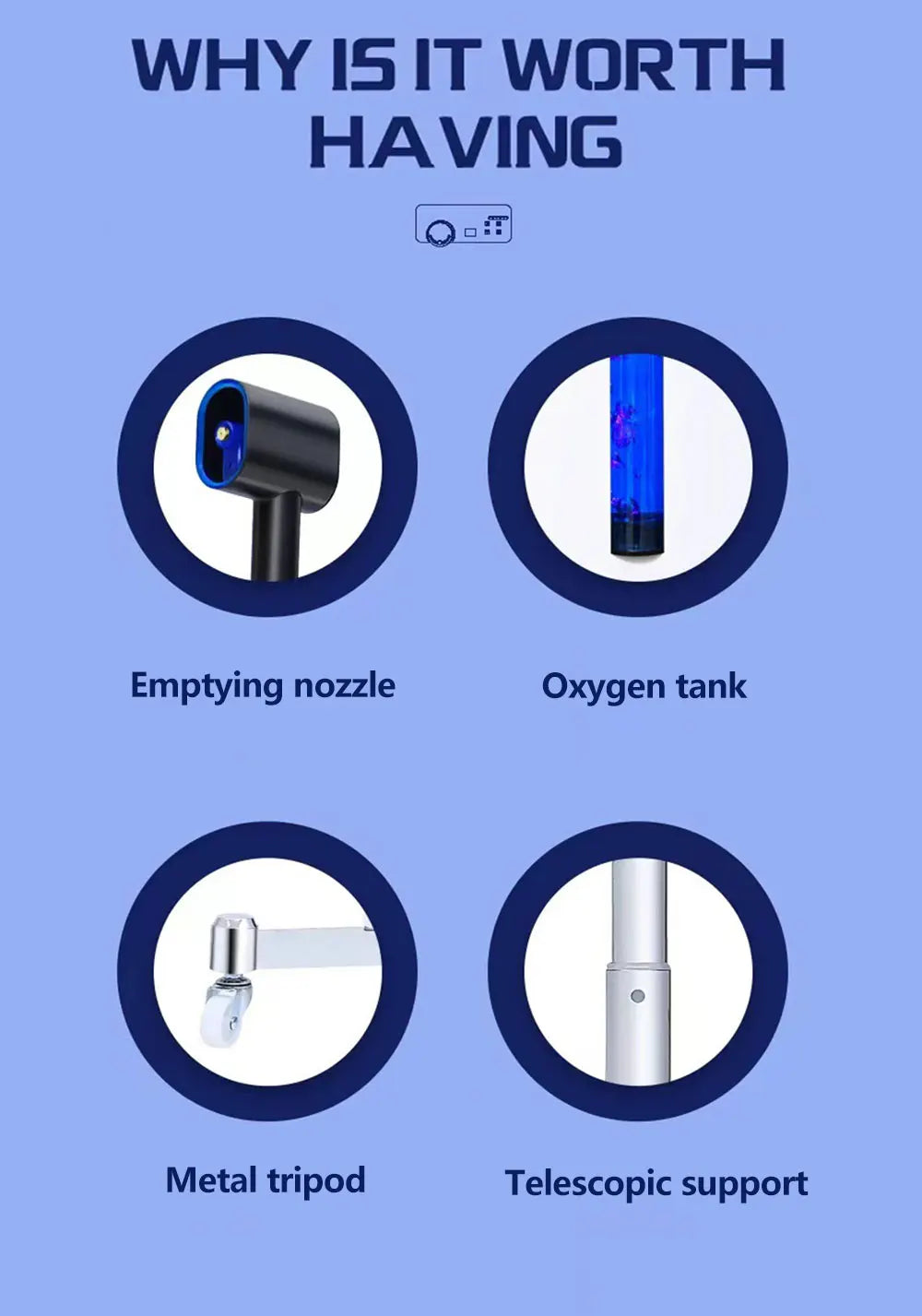 Humidifier Facial 2 In 1 Shampoo Hair Steamer Rolling Stand Hooded Hair Dyeing Coloring Perming Conditioning Salon Spa Steamer