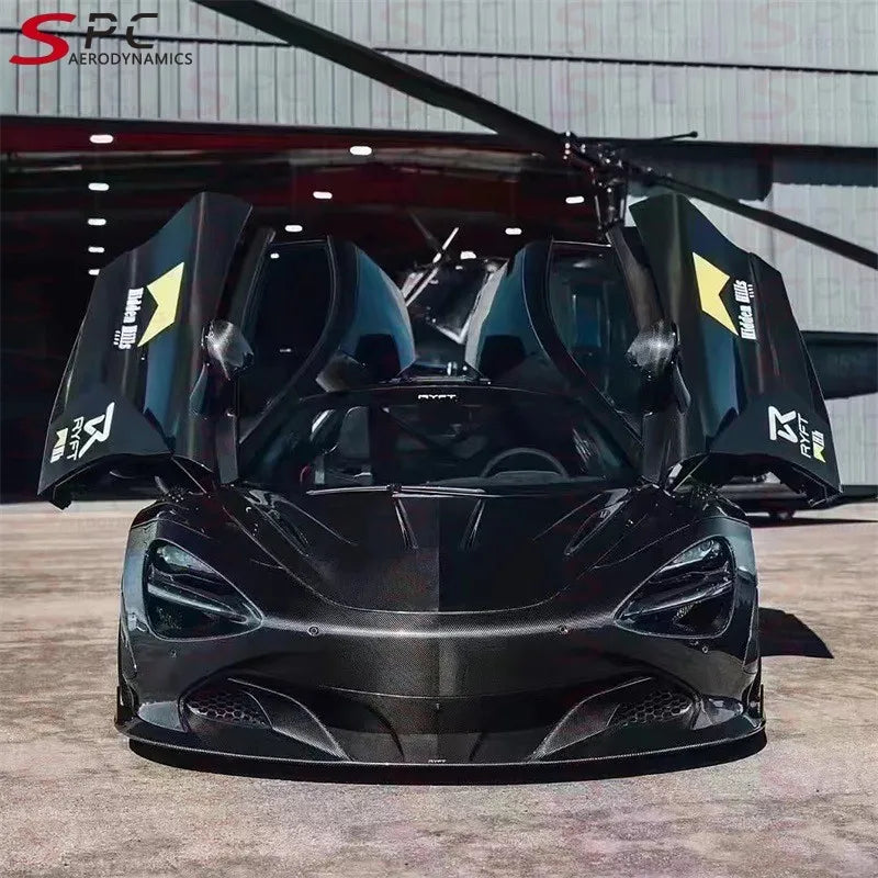 SPC 720S R Style Dry Carbon Fiber Body Kit for Mclaren 720S Dry Carbon Fiber Carbon Fiber Tuining Kit for Mclaren 720S