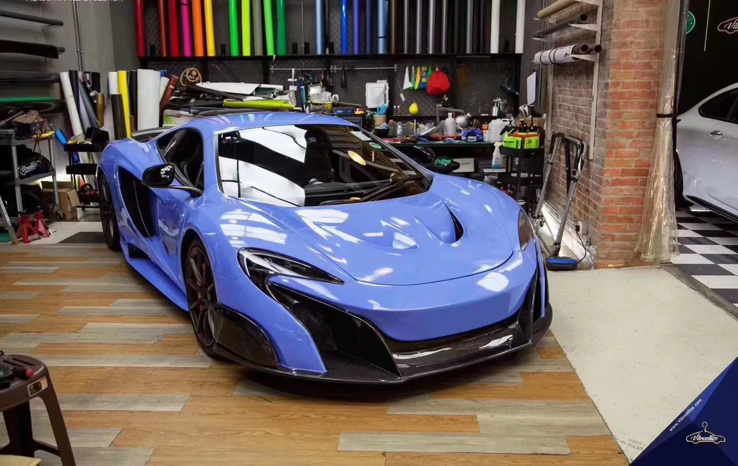 suitable for New Product McLaren MP4-12C 650S Carbon Fiber Hood Upgraded P1 Style Bonnet and Engine Hatch