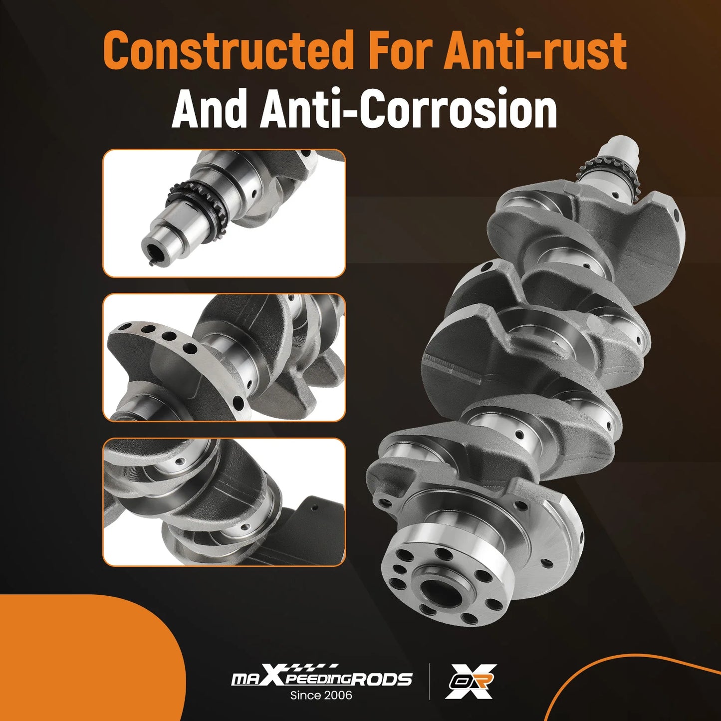 2.0L Engine Crankshaft Con Rods+Piston+Bearings+Gasket Kit For Hyundai Kia G4NC