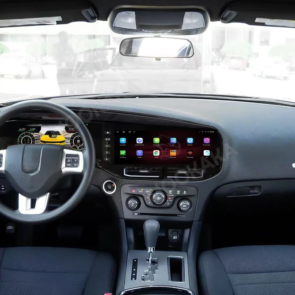 12.3inch Android 13 Touch Screen 8+256GB Car Stereo For Dodge Charger 2011-2019 Car Radio Player GPS Navigation CarPlay HeadUnit