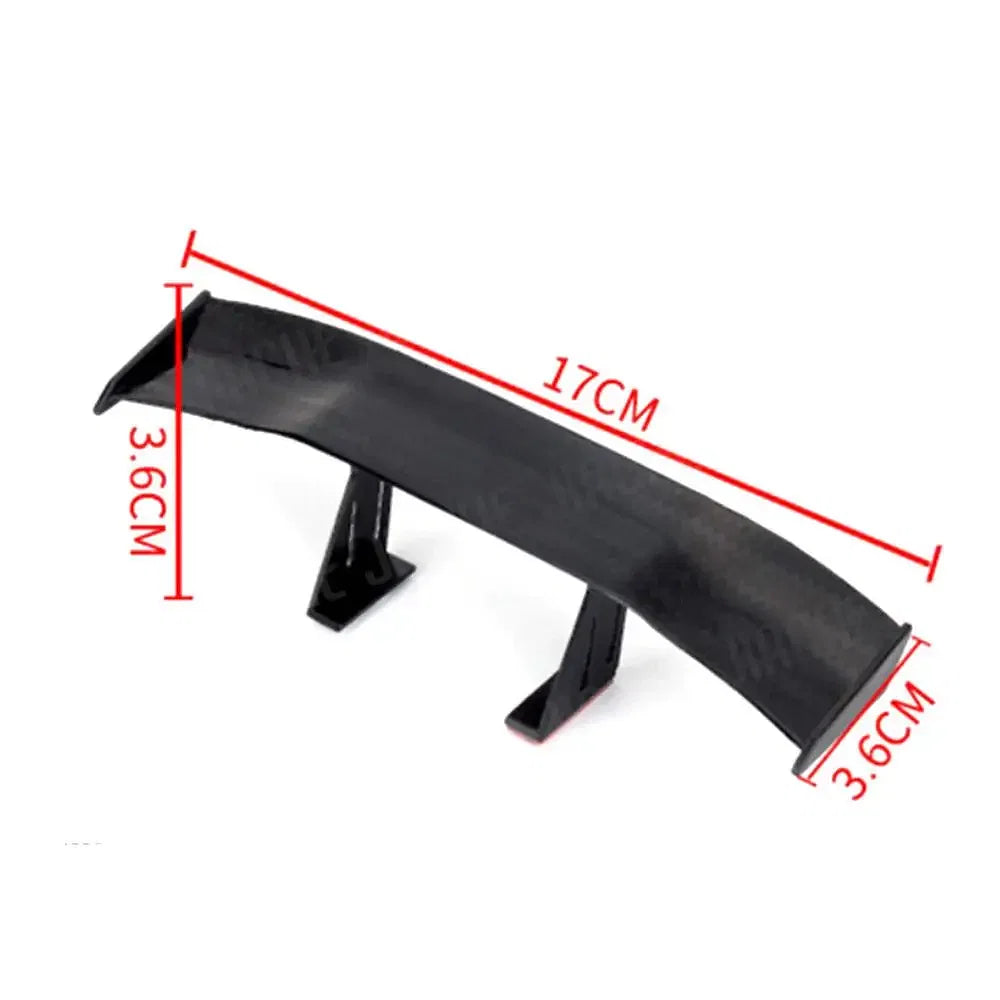 Color: Blue - Car Rear Mini Spoiler Wing Motorcycle Small Model Canard Tail Winglet ABS Carbon Look For BMW For VW For Audi For Universal Car - Premium Exterior Parts from NoEnName_Null - Just $5.96! Shop now at Rapidvehicles