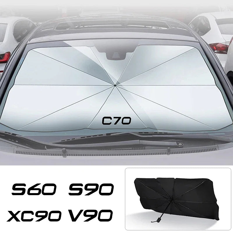 Color: Dark Grey - Car Front Shading Car Windshield Sunshade - Premium Exterior Accessories from NoEnName_Null - Just $34.99! Shop now at Rapidvehicles