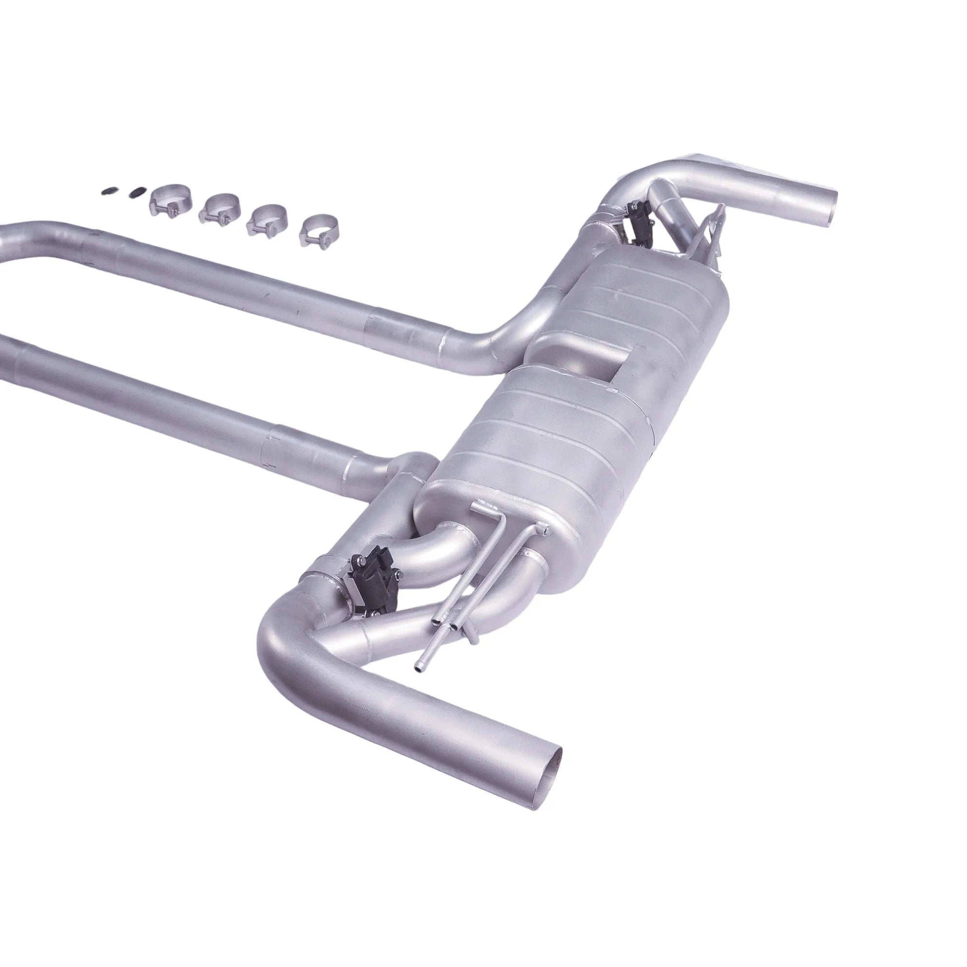 For 2012~2016 Mercedes AMG GL63 ML63 X166 5.5 Exhaust Muffler, Car Electric Valve Exhaust System Created with 304 Stainless Stee