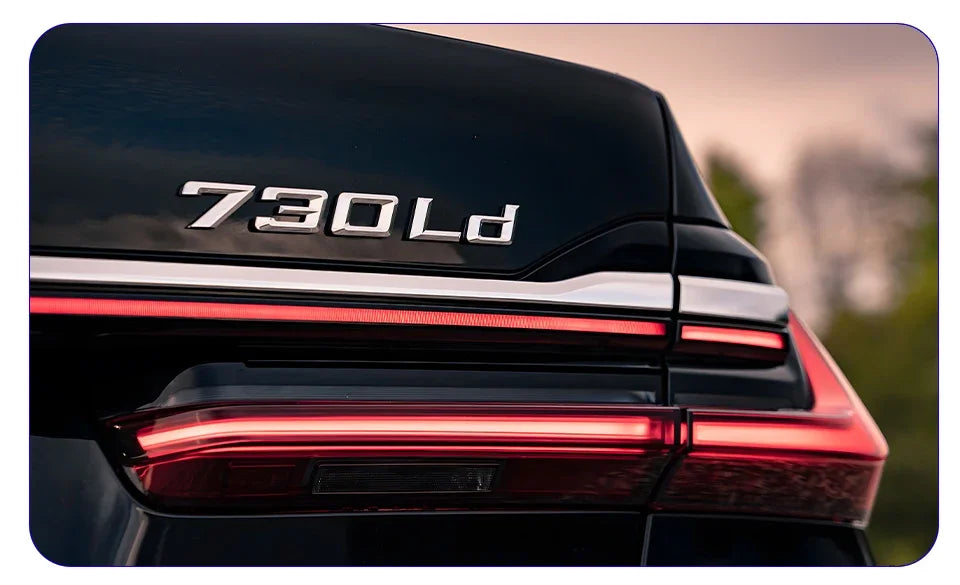 Upgraded Through Taillights Accessories for BMW 7 Series F01 F02 G11 G12 730Li 740Li 750Li 2008-2019 LED Car Taillights Assembly