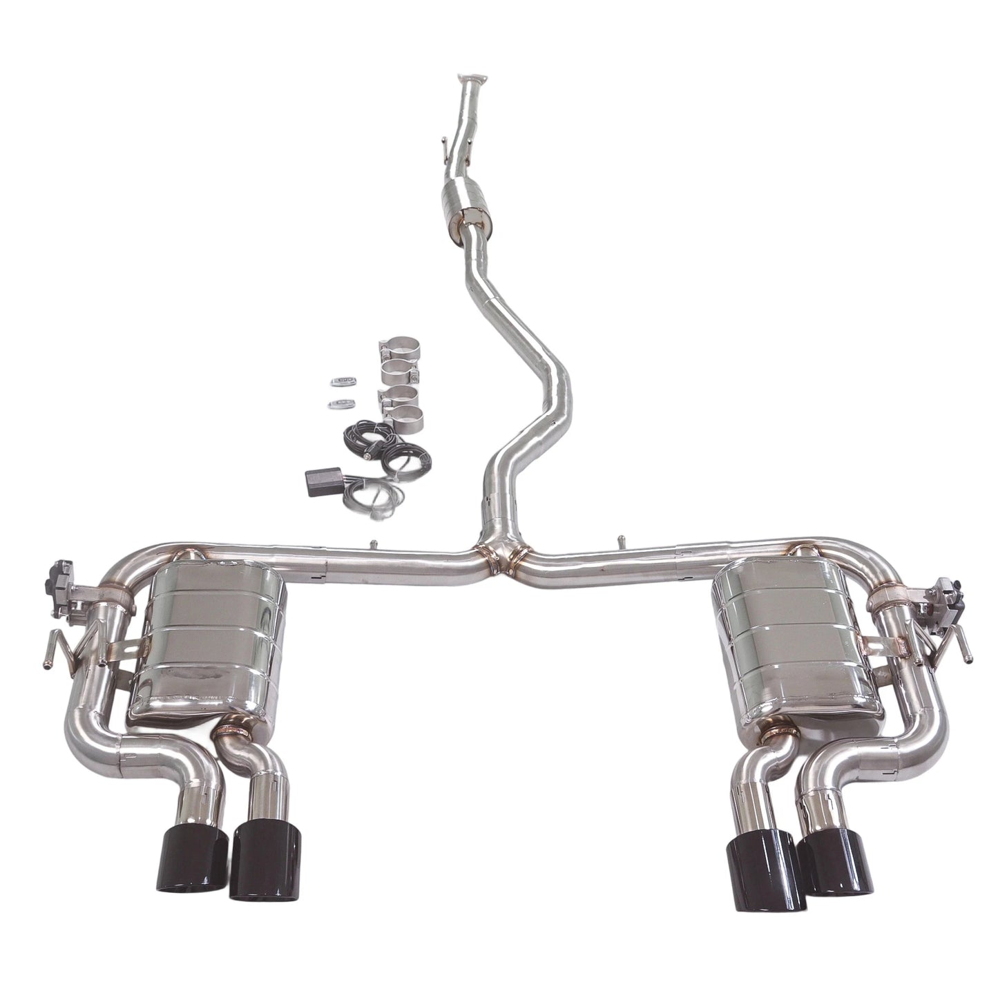 GFC Catback Exhaust Muffler for 2018 10th Gen Honda Civic FC1 1.5T, Car Electric Valve Exhaust System Made of Stainless Steel