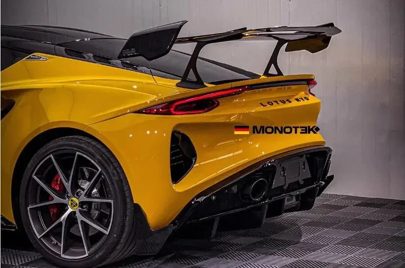 For Lotus Emira 2021 2022 2023 2024 Real Forged Carbon Fiber Car Rear Wing Trunk Lip Spoiler