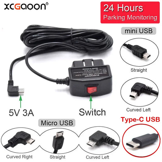 Color Name: WHITE - 24Hours Mini Mico USB Ports 5V 3A Car Charge - Premium Car Electronics from xcgaoon - Just $17.99! Shop now at Rapidvehicles