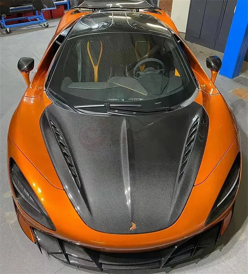 carbon fiber Carbon fiber body kit for McLaren 720S 720 Upgraded TOPCAR style front shovel rear diffuser spoiler cover