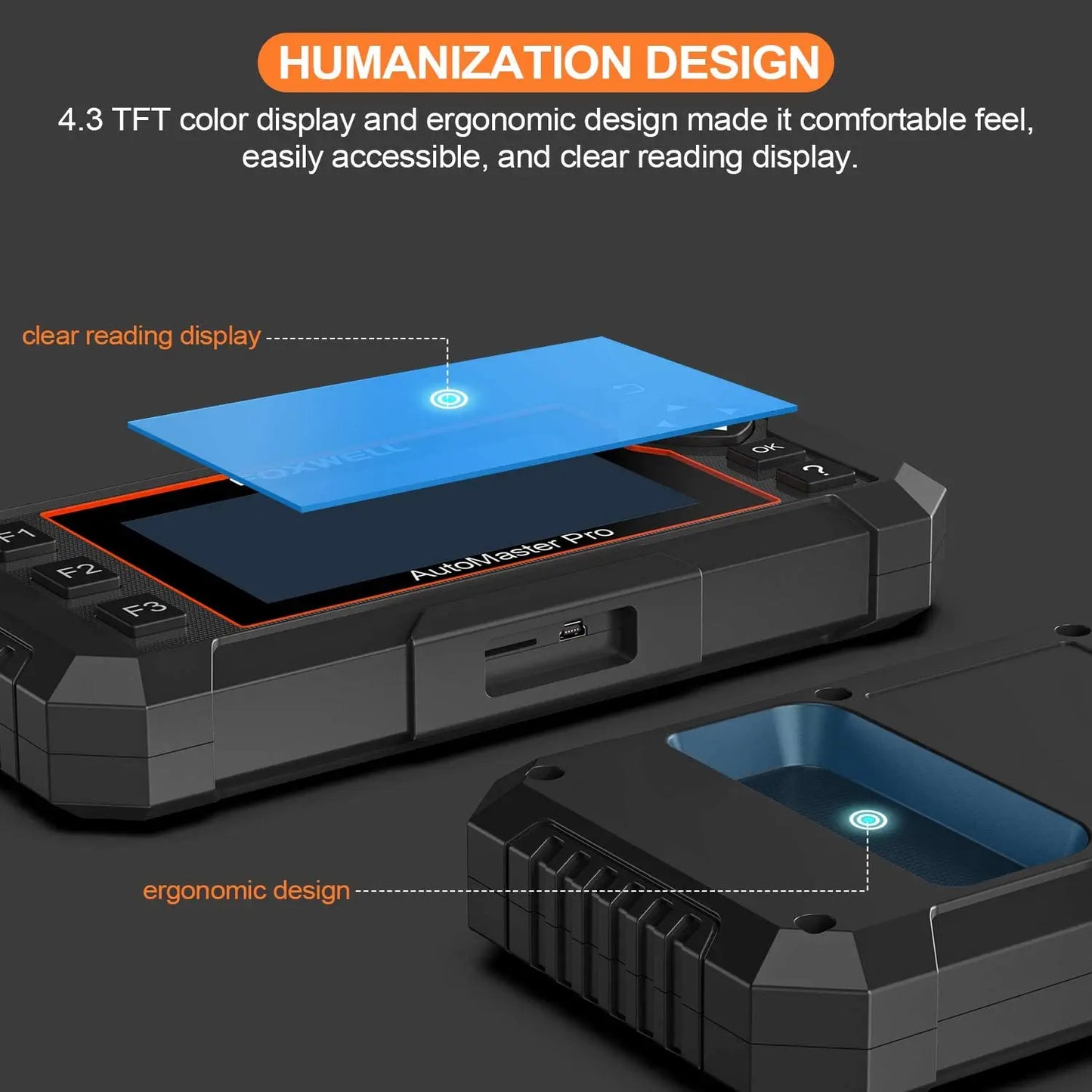 FOXWELL NT624 Elite OBD2 Scanner Car Diagnostic Scanner All Systems Code Reader SAS/Oil/EPB 8 Reset OBD2 Scanner Diagnostic Tool