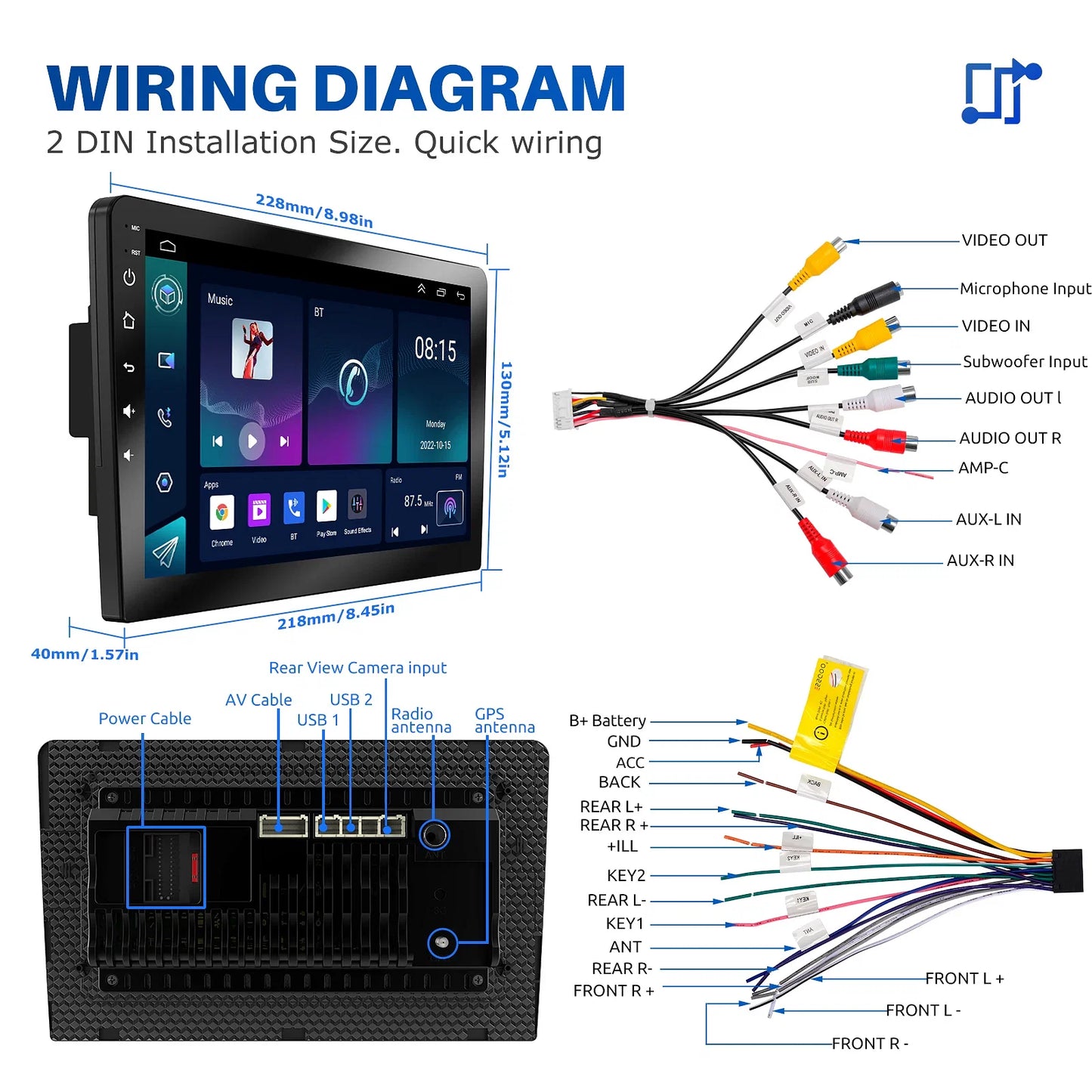 Color: Orange, Ships From: CHINA - ?ESSGOO Car Radio 2 Din - Premium Car Electronics from ESSGOO - Just $131.99! Shop now at Rapidvehicles