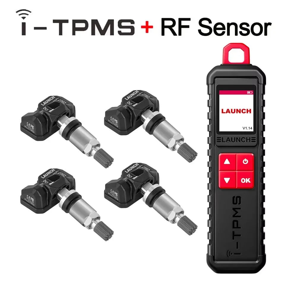LAUNCH X431 I-TPMS TPMS Tire Pressure Diagnostic Tools Active/ Relearn/Program 315Mhz 433Mhz RF-Sensor for X431 V/V+/PRO3S/PAD V