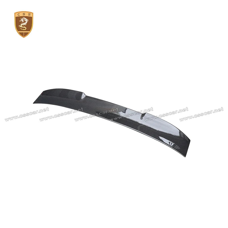 Abina Style Car Front Bumper Diffuser Rear High Spoiler Wing Splitter Canard Lip For Lotus Emeya Dry Carbon Fiber Side Skirts