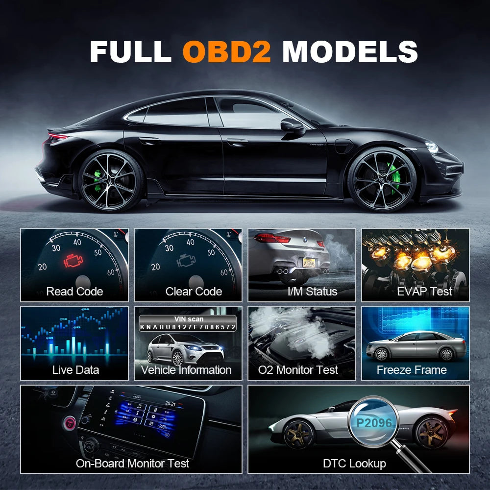 FOXWELL NT710 For VAG VW Audi Seat Bidirectional Car OBD2 Scanner Car Diagnostic ECU Coding All System A/F Adjust IMMO 30+ Reset