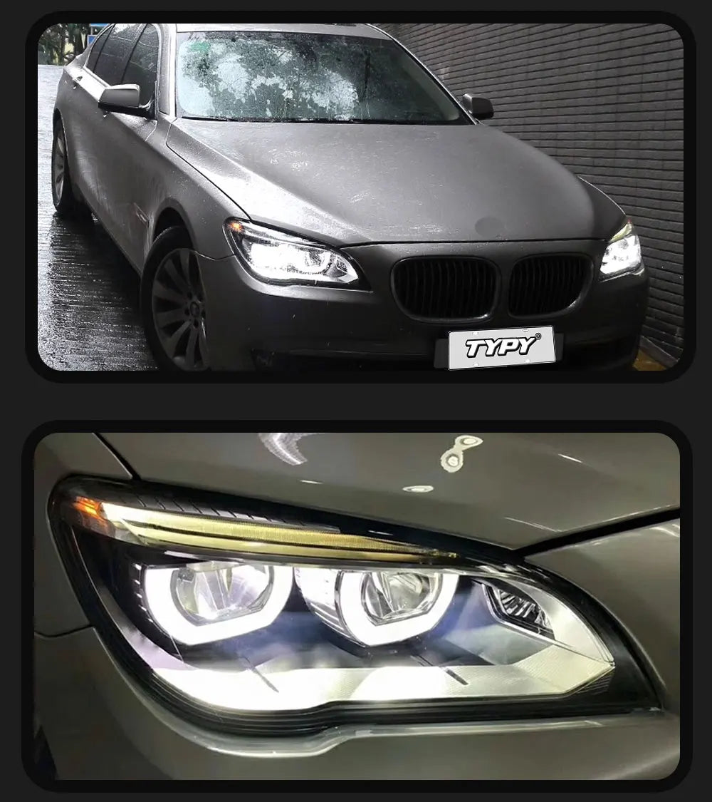 Car Headlights For BMW 7 Series F01 F02 2009-2014 LED Car Lamps Daytime Running Lights Dynamic Turn Signals Car Accessories