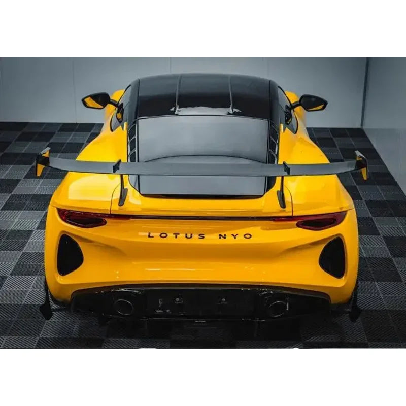 For Lotus Emira 2021 2022 2023 2024 Real Forged Carbon Fiber Car Rear Wing Trunk Lip Spoiler