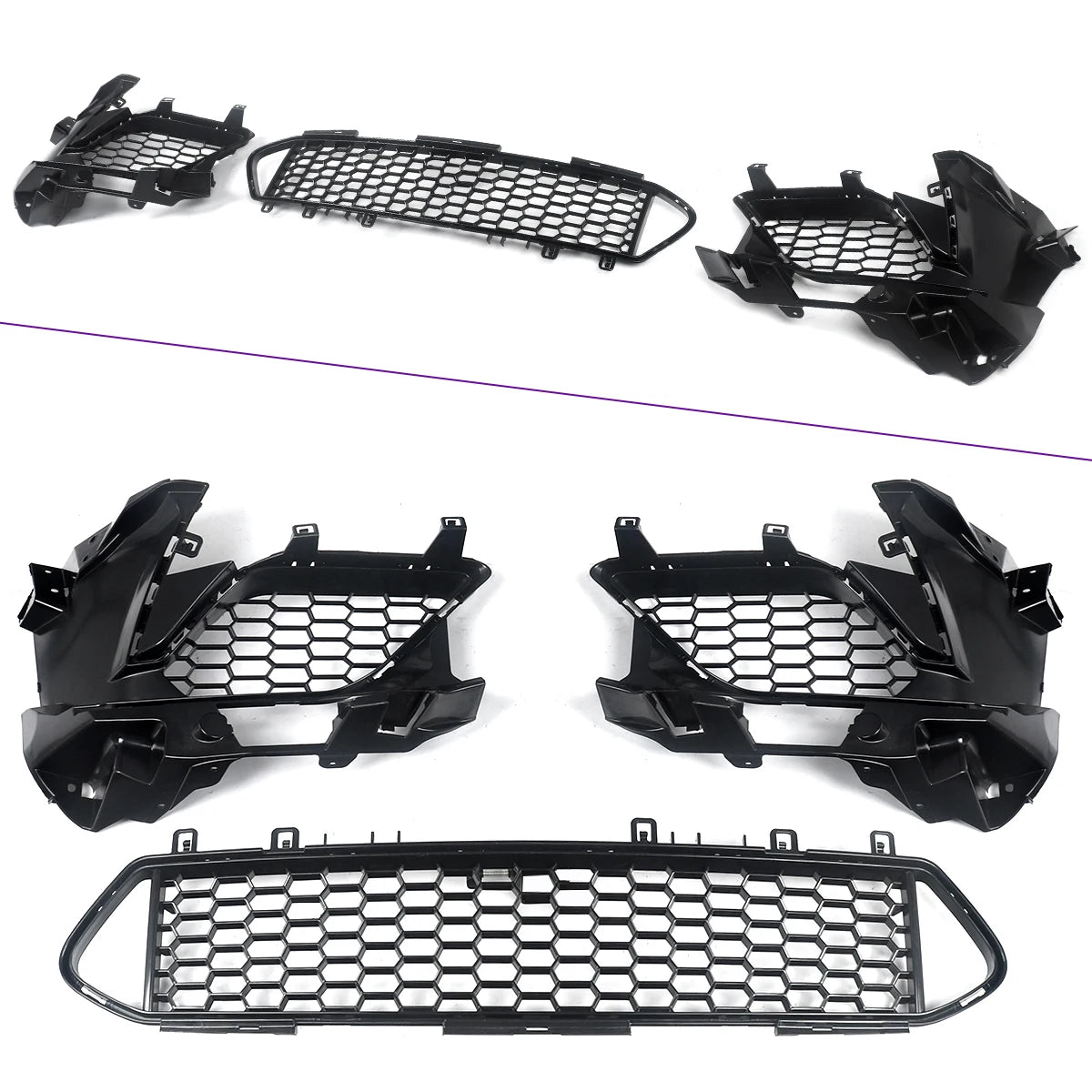 Bodykits for BMW 2 Series F22 F87 218d 220d Front Bumper Splitter Rear Diffuser Lip M2 CS Competition Style Side Skirt 2014-2021