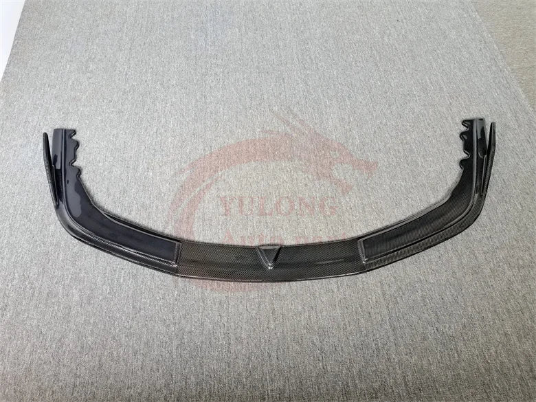 V Style Carbon Fiber Front Lip Front bumper spoiler for Ferrari 458 Italy spider Body Kit