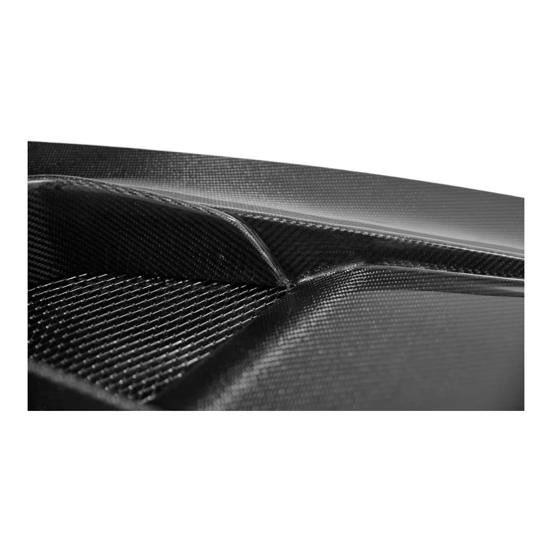 ZR1 Style Carbon Fiber Front Engine Hood Bonnet with Big Vents New Condition for Chevrolet Corvette C8 Z06 Stingray 2020-2025