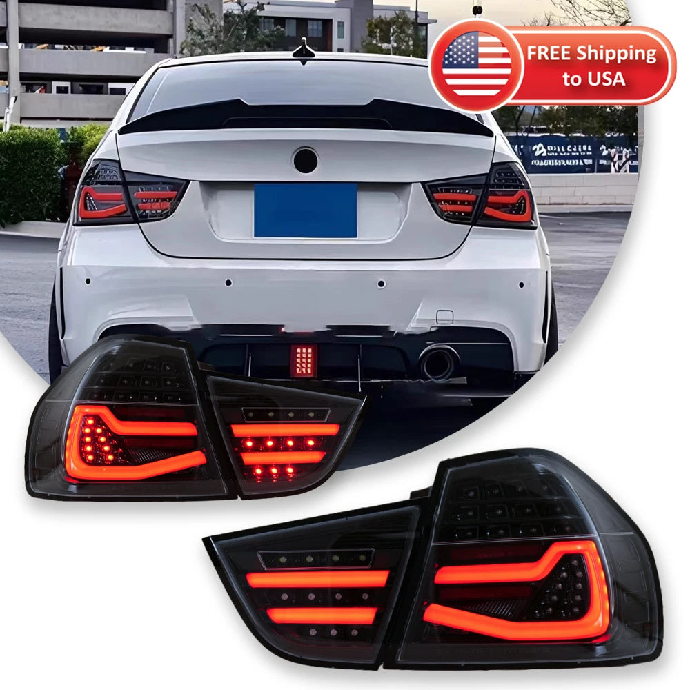 TYPY Car Lights For BMW 3 Series E90 Taillights 2009-2012 LED Projetor Tail Lamp Daytime Running Light Automotive Accessories