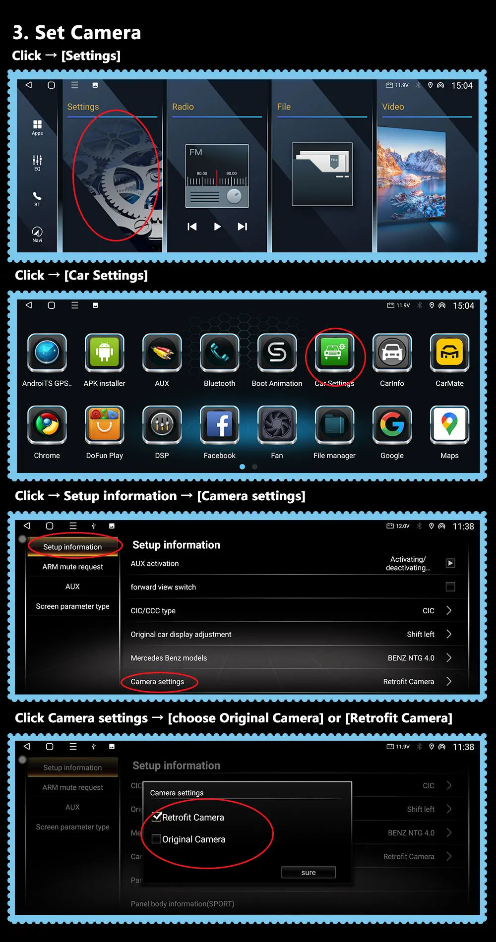 RHD For BMW 5 Series F10 F11 2011 - 2017 Android Wireless Carplay Radio Multimedia Player GPS WIFI DSP Stereo Screen Accessories