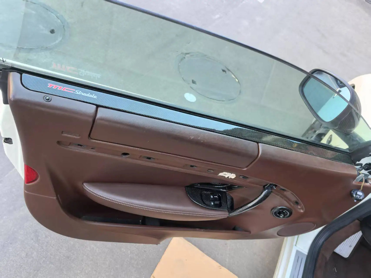 Maserati GranTurismo GranCabrio MC Stradale GTS Tuning Modified Carbon Fiber Door top trim