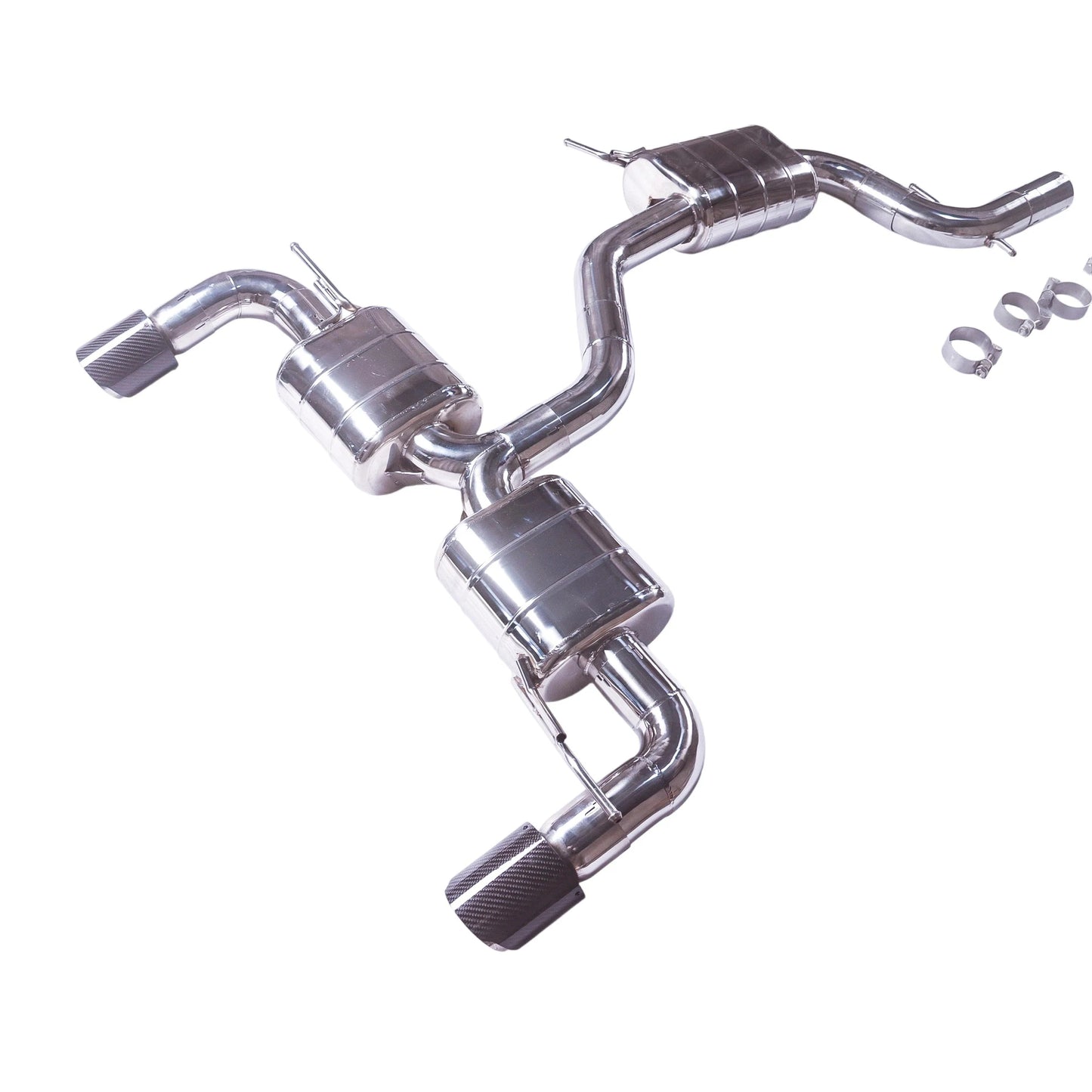 【 Customized Product 】 Stainless steel exhaust system, Volkswagen Golf 6GTI 2.0 drum muffler, deep and rich sound quality, exhau