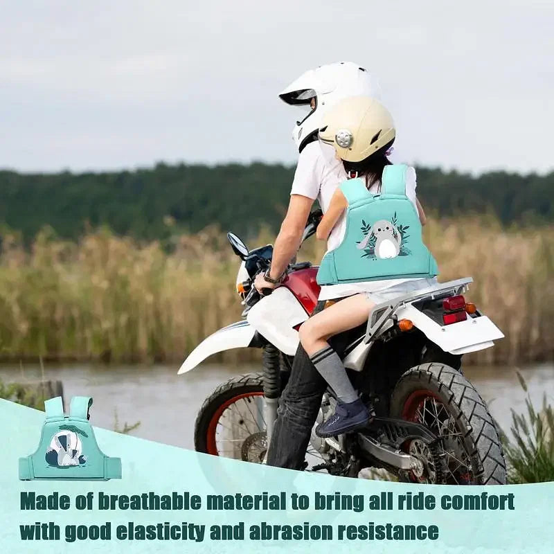 Color: Ivory, Ships From: CN - Kids Motorcycle Harness Cartoon Adjustable Breathable Motorcycle Harness Children's Motorcycle Rear Seat Belt For Kids Safety - Premium Ornamental & Cleaning from NoEnName_Null - Just $14.15! Shop now at Rapidvehicles