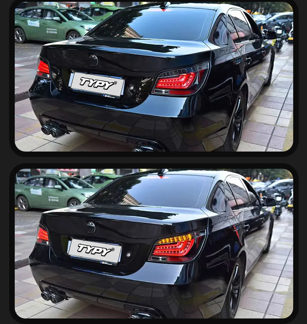 TYPY Car Tail Lights For BMW 5 Series E60 Taillight 2003-2009 LED LED Projetor Tail Lamp Daytime Running Light Auto Accessories